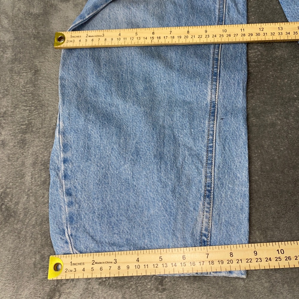 Wild Fable Barrel Jeans Women 6 Light Wash Blue High Rise Curved Leg Articulated - Picture 8 of 14